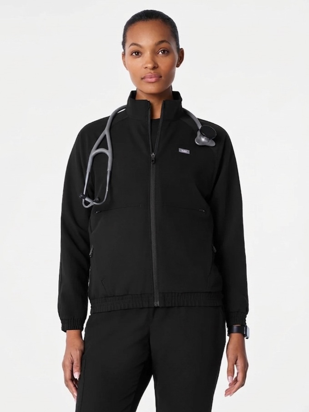 S * NEW * black Sydney scrub jacket